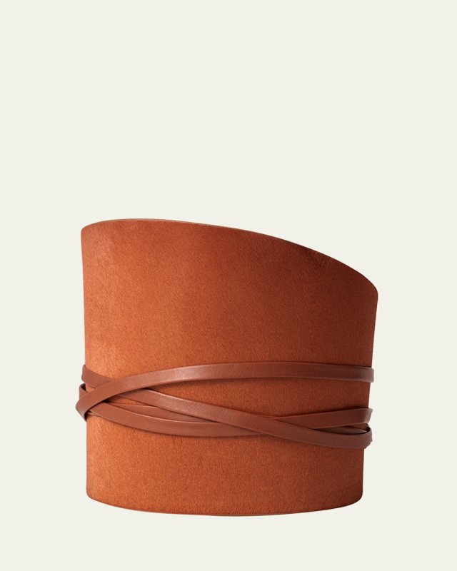 Cavallino Calfskin Leather Corset